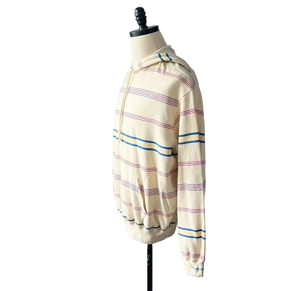 Polo Ralph Lauren Vintage Stripe Hoodie | LARGE NWOT_2